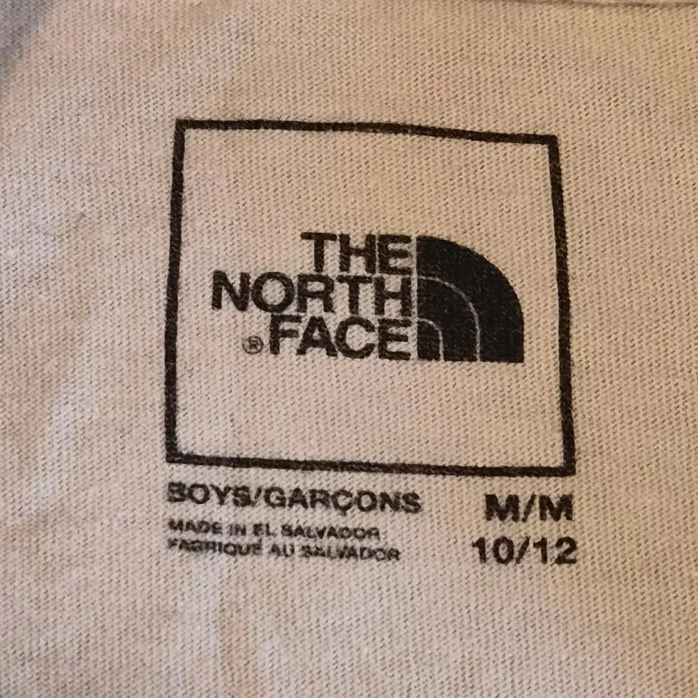 The North Face Boys Tan Bear Mountain Graphic T-Shirt Size M 10/12 AXDC009